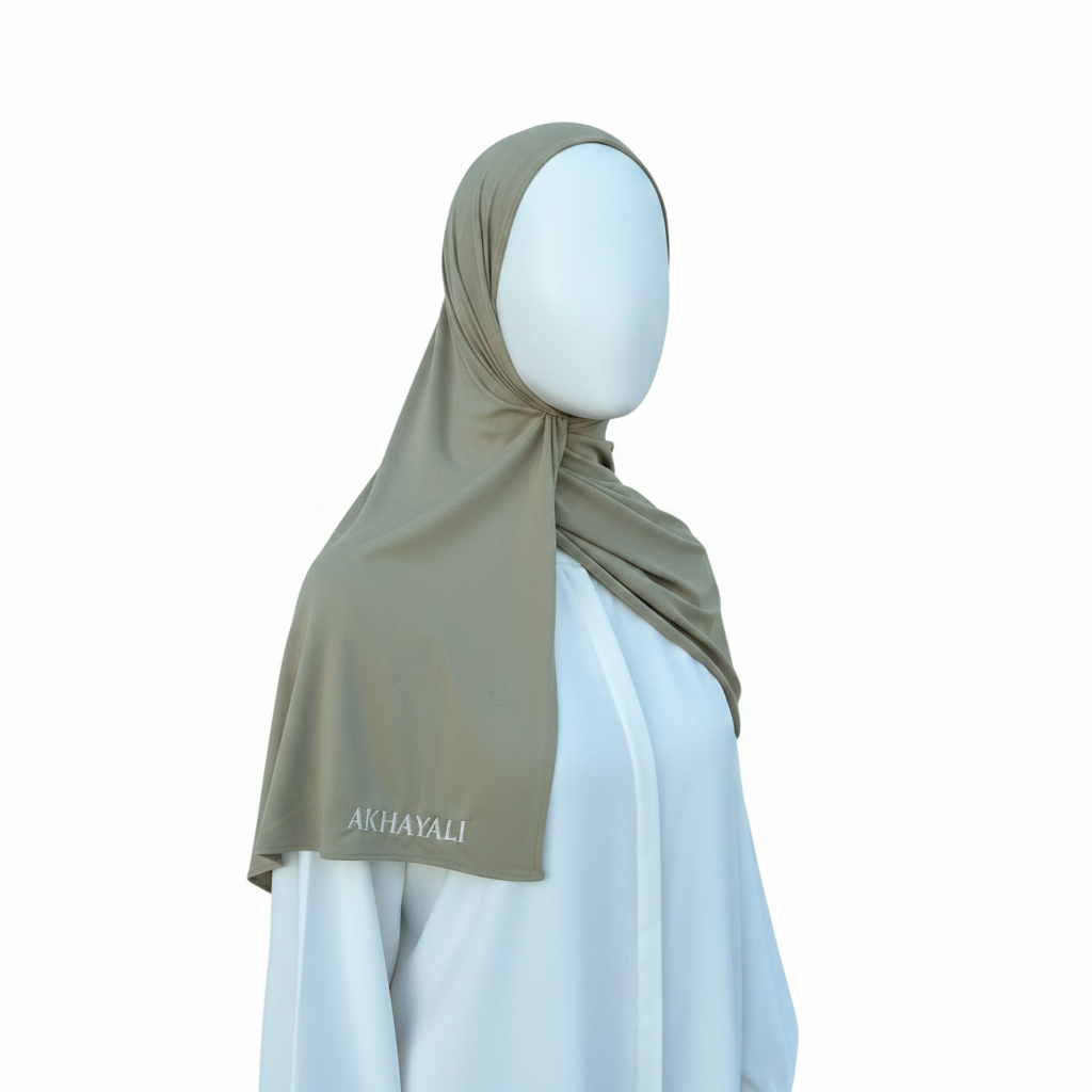 Hijab AKHAYALI verde - mismo maniquí